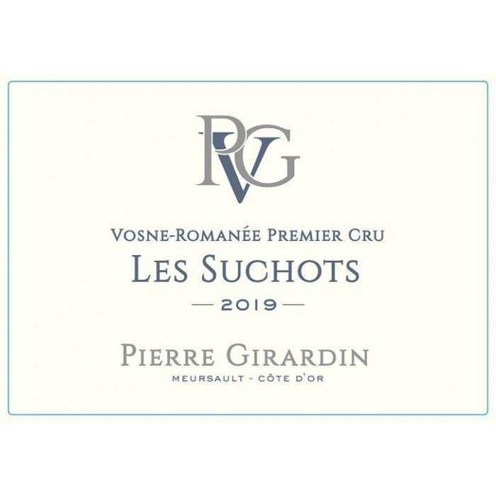 Domaine Pierre Girardin Vosne Romanée 1er Cru "Les Suchots" rouge 2019 etiquette