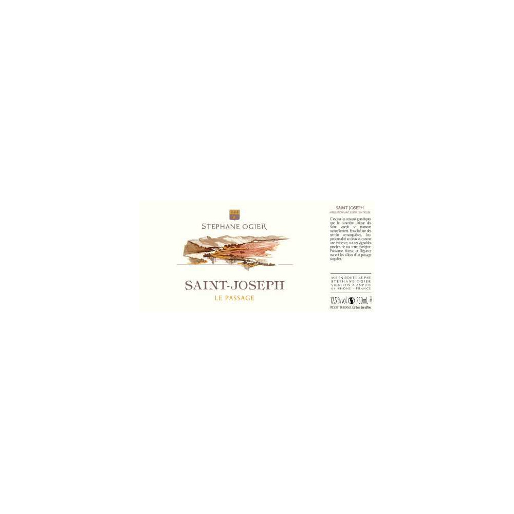 Domaine Stephane Ogier Saint-Joseph "Le Passage" red 2018 Domaine Stephane Ogier Saint-Joseph "Le Passage" red 2018