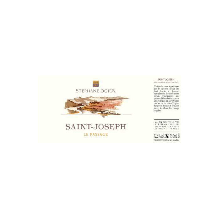 Domaine Stephane Ogier Saint-Joseph "Le Passage" red 2018 Domaine Stephane Ogier Saint-Joseph "Le Passage" red 2018