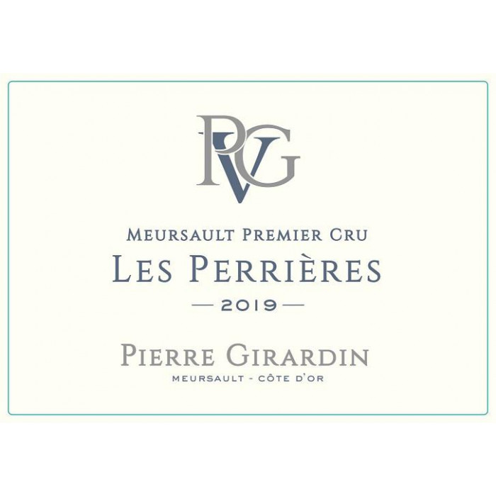 Domaine Pierre Girardin Meursault 1er Cru "Les Perrières" blanc sec 2019 etiquette