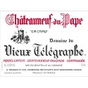 Domaine du Vieux Telegraphe Chateauneuf-du-Pape rouge 2012 etiquette