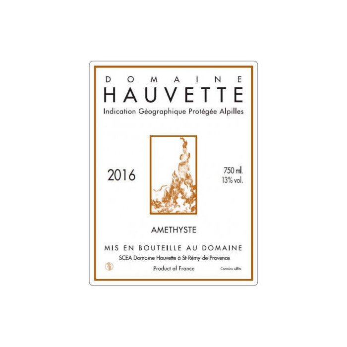 Domaine Hauvette "Améthyste" red 2016