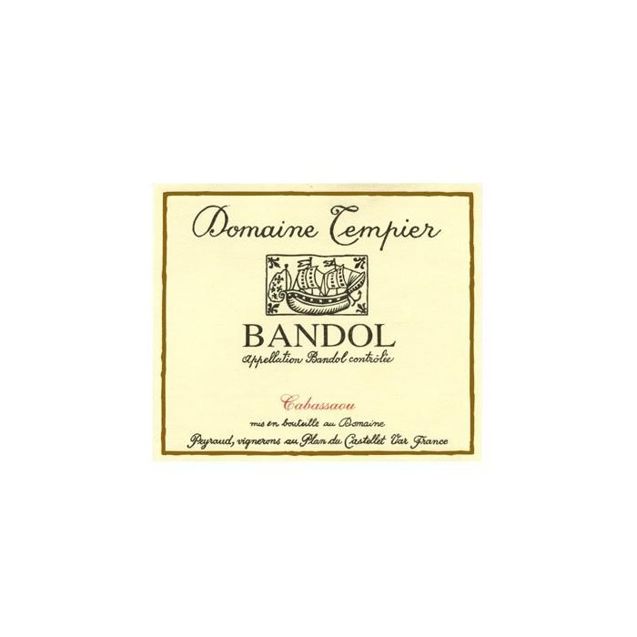 Domaine Tempier "Cabassaou" Bandol red 2017