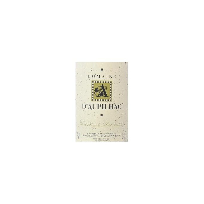 Domaine d'Aupilhac blanc 2016 etiquette Domaine d'Aupilhac blanc 2016 etiquette