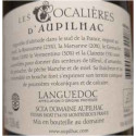 Domaine d'Aupilhac AOP Languedoc "Les Cocalières" blanc 2020 contre etiquette