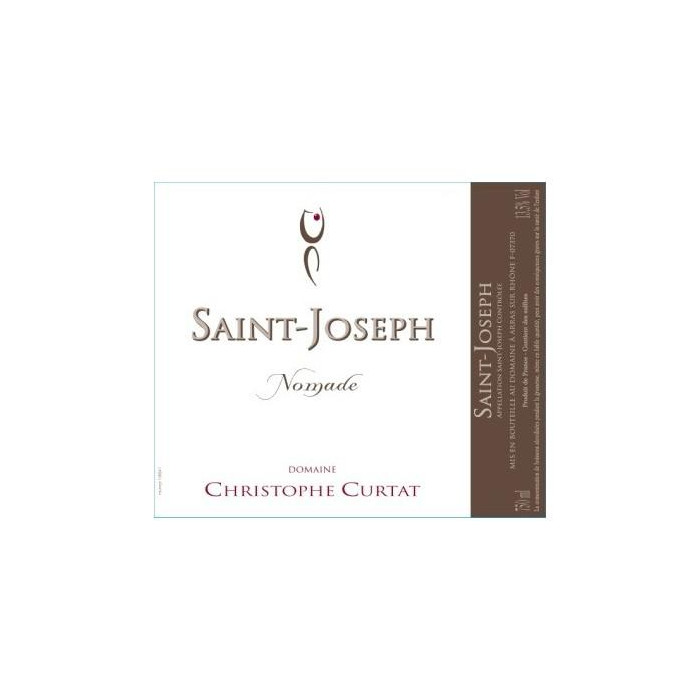 Domaine Christophe Curtat Saint-Joseph nomade 2018 etiquette