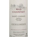 Mas Champart Saint-Chinian Clos de La Simonette rouge 2012 etiquette