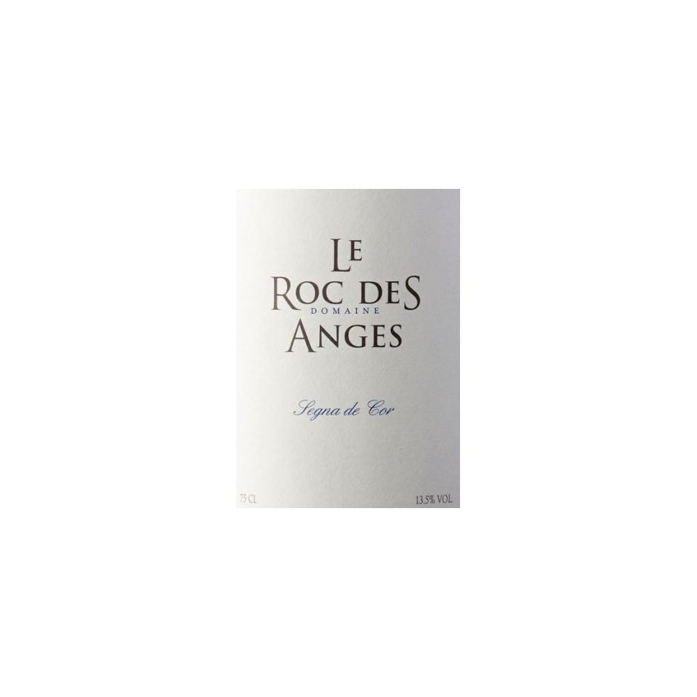 Le Roc des Anges "Segna de Cor" rouge 2017 etiquette