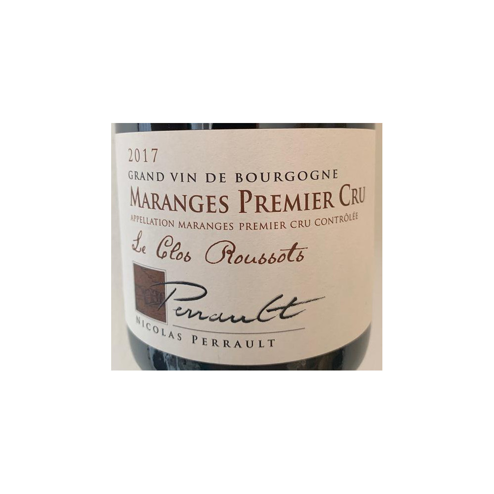 Domaine Nicolas Perrault Maranges 1er Cru "Clos Roussots" red 2017