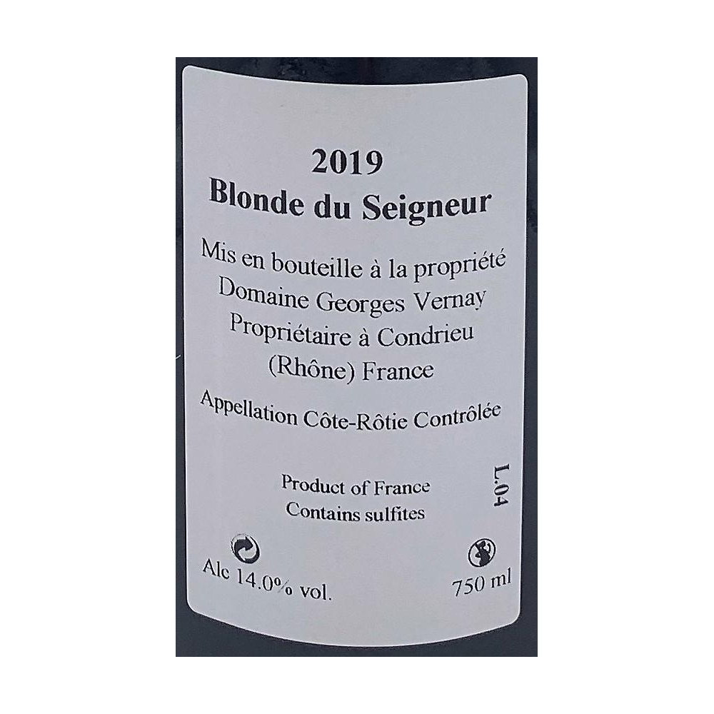 Domaine Georges Vernay Cote-Rotie "Blonde du Seigneur" red 2019