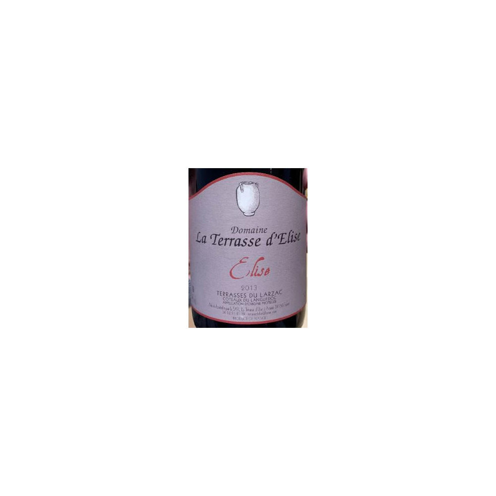 Domaine La Terrasse d'Elise "Elise" 2013 etiquette