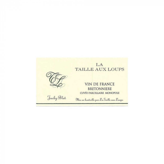 Domaine de la Taille aux Loups Bretonnière 2018 etiquette