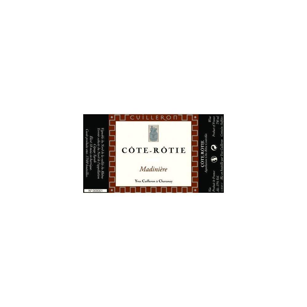Domaine Yves Cuilleron Cote Rotie Madiniere 2018 etiquette