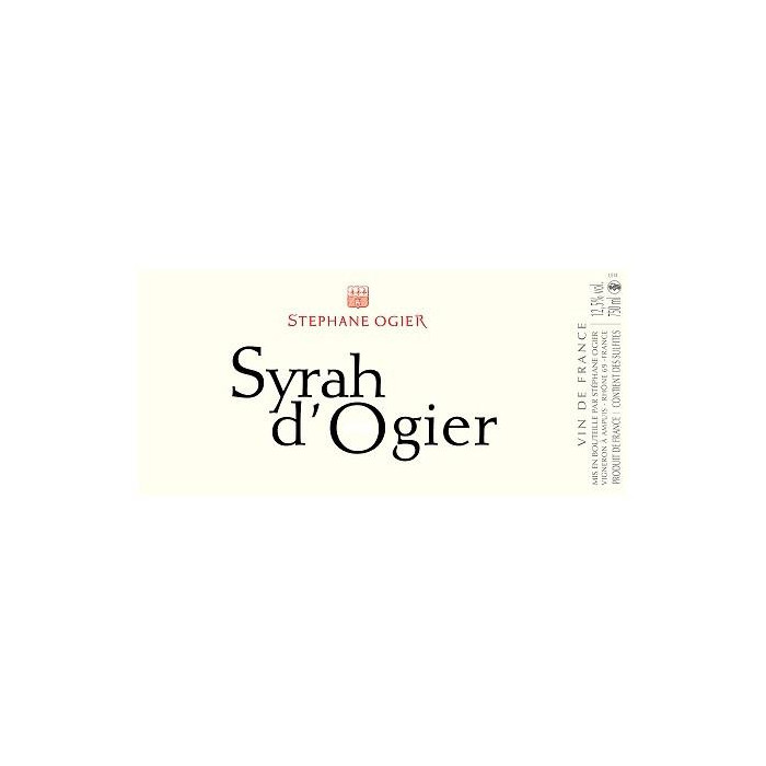 Domaine Stephane Ogier "Syrah d'Ogier" red 2018