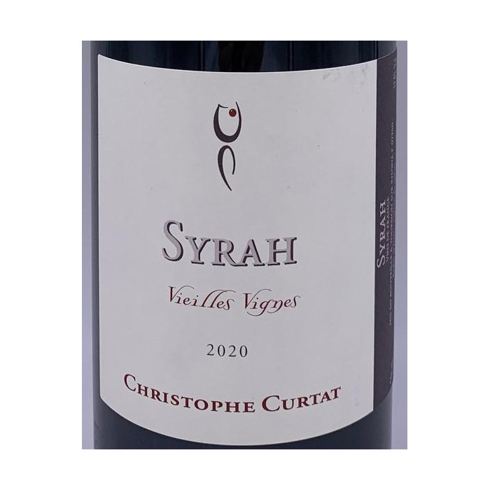 Domaine Curtat "syrah Vieilles Vignes" rouge 2020 etiquette