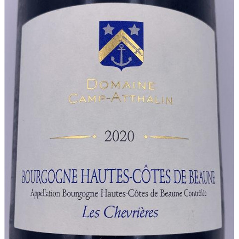 Domaine Camp-Atthalin Hautes Côtes de Beaune "Les Chevrières" rouge 2020 bouteille