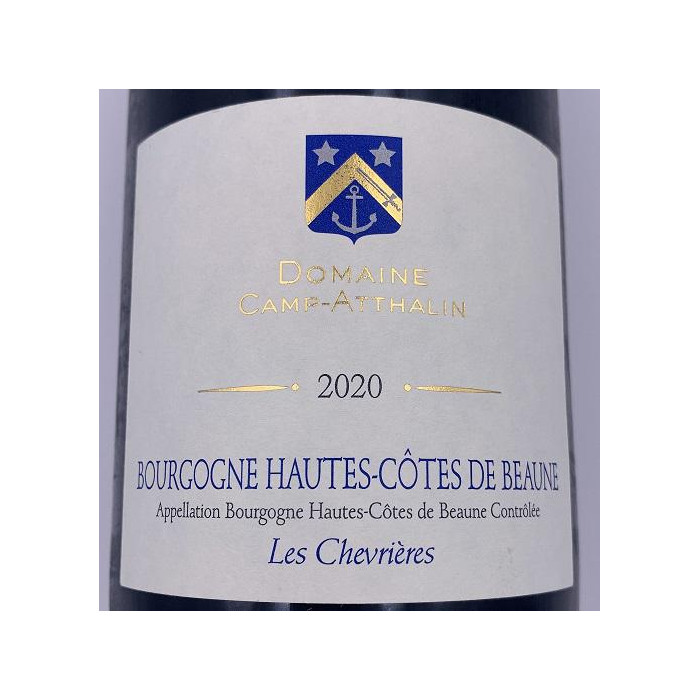 Domaine Camp-Atthalin Hautes Côtes de Beaune "Les Chevrières" rouge 2020 etiquette