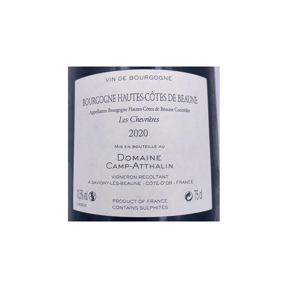 Domaine Camp-Atthalin Hautes Cotes de Beaune "Les Chevrieres" red 2020