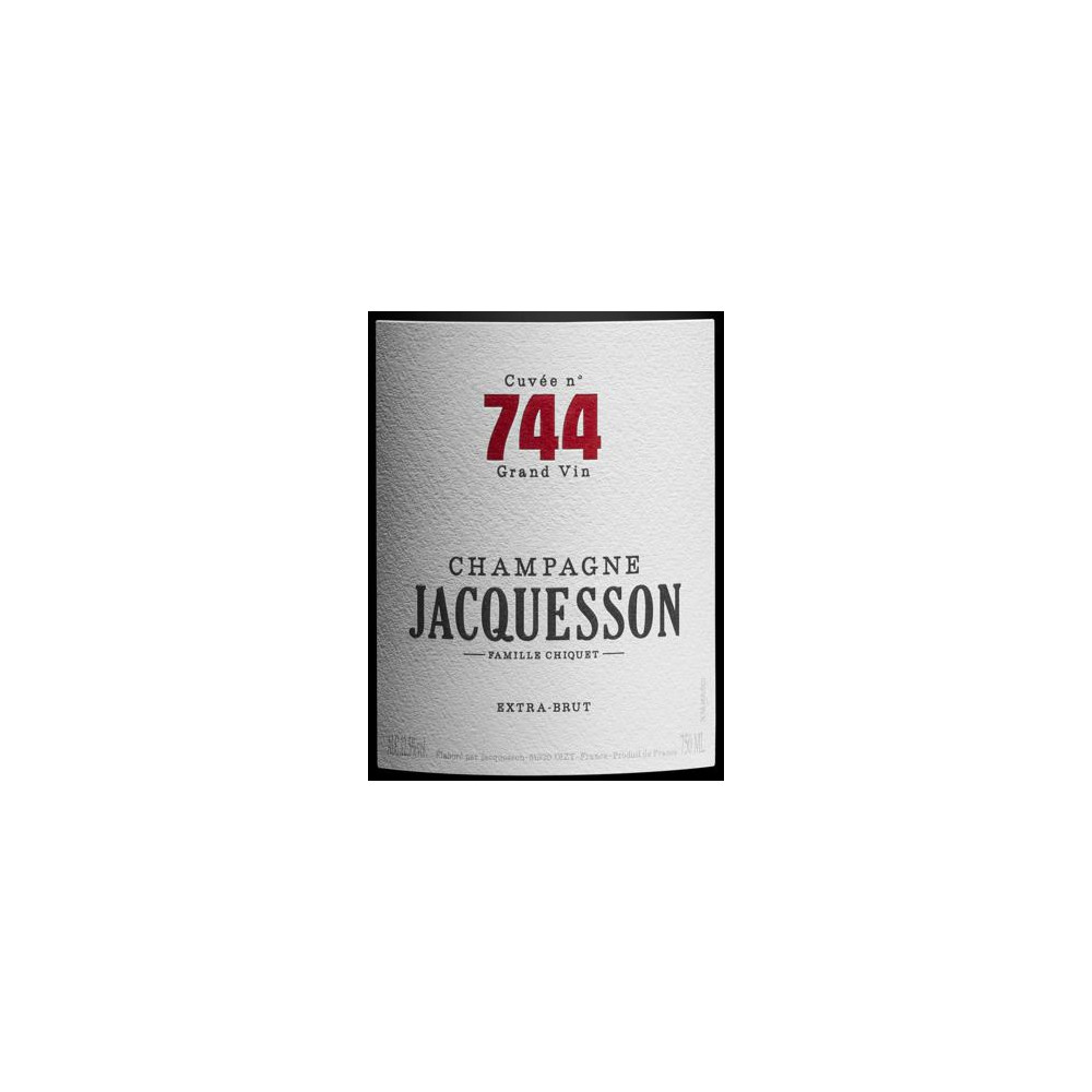 Champagne Jacquesson "Cuvée 744" etiquette