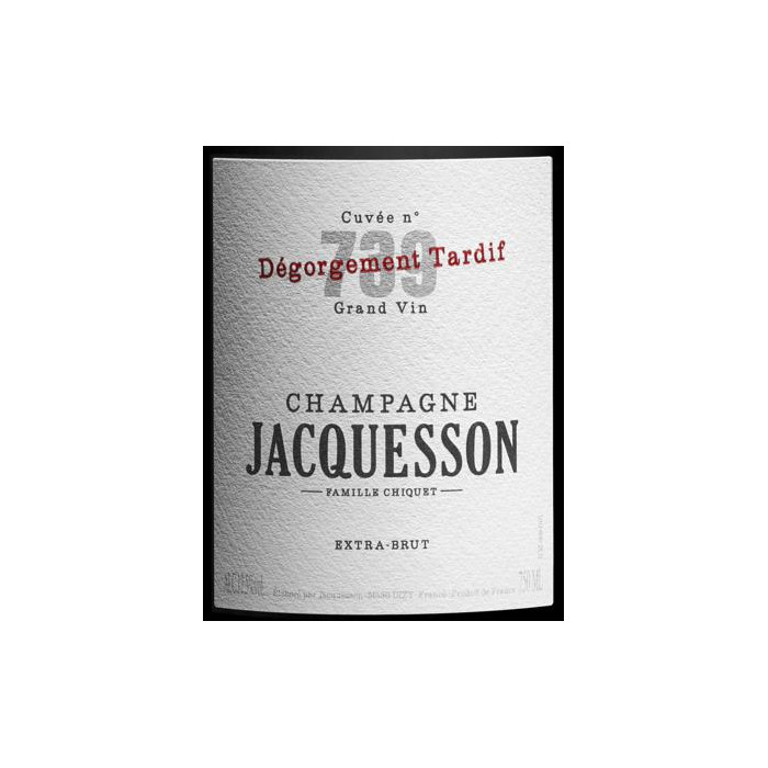 Champagne Jacquesson "Cuvée 739" Dégorgement Tardif
