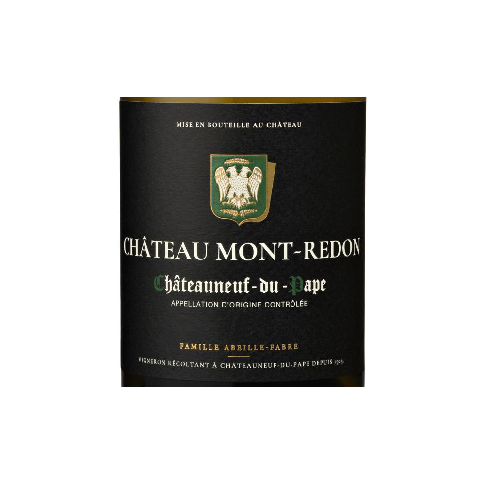 Château Mont-Redon Châteauneuf-du-Pape blanc 2019 etiquette