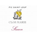 Clos Marie - Pic Saint Loup "Simon" 2019 etiquette