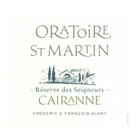 Domaine de l'Oratoire Saint-Martin "Réserve des Seigneurs" rouge 2020