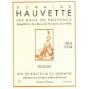 Domaine Hauvette "Roucas" rouge 2020 etiquette