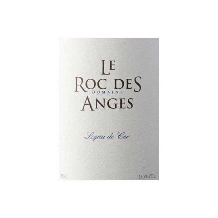 Le Roc des Anges "Segna de Cor" rouge 2017 etiquette