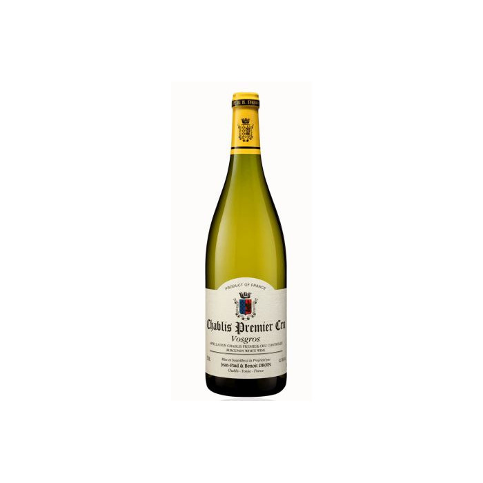 Domaine J-P et B Droin Chablis 1er Cru "Vosgros" blanc sec 2020 bouteille