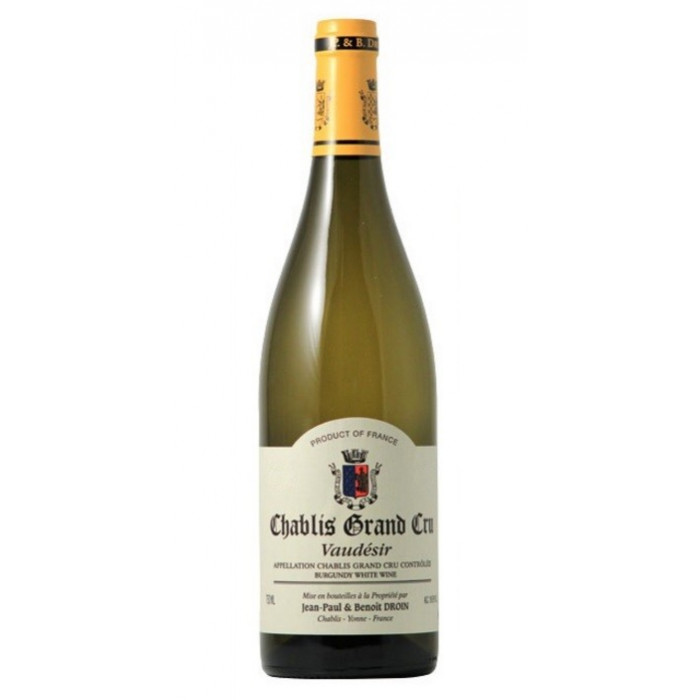 Domaine J-P et B Droin Chablis Grand Cru "Vaudésir" dry white 2020 bottle