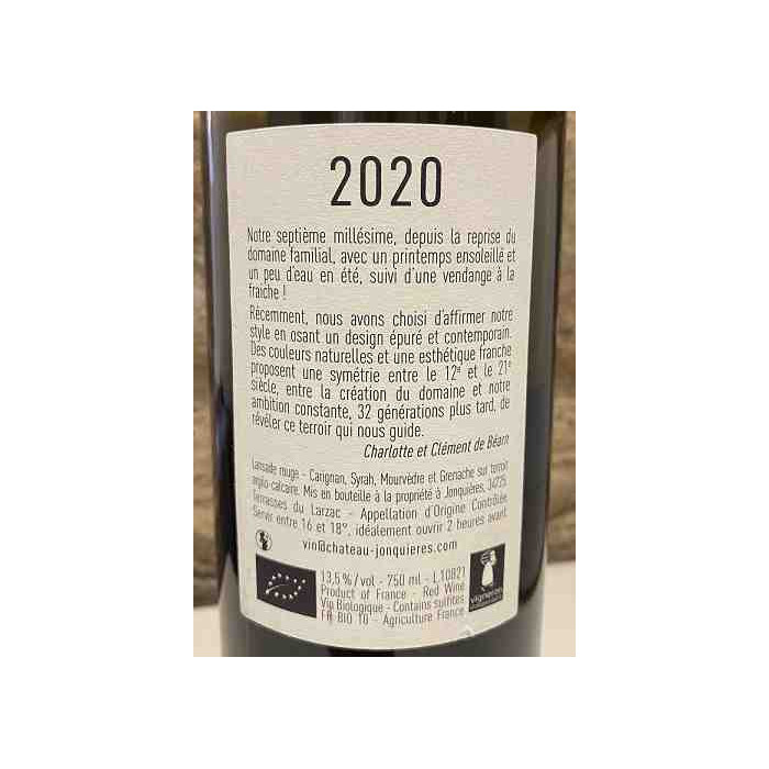 Chateau de Jonquieres Terrasses du Larzac "Lansade" red 2020