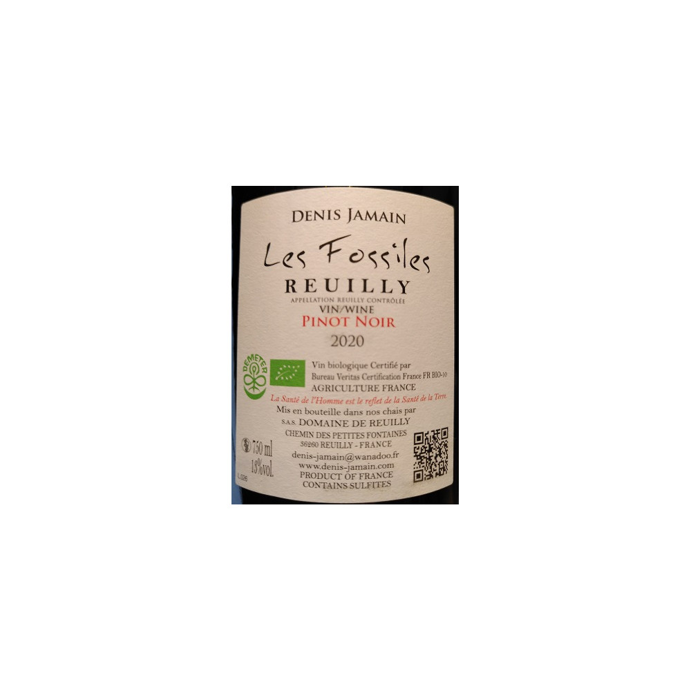 Domaine de Reuilly "Les Fossiles" red 2020