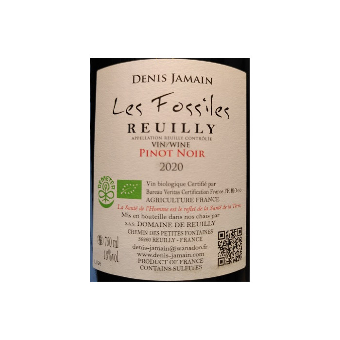 Domaine de Reuilly "Les Fossiles" red 2020