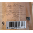 Chateau La Valetanne Cotes de Provence Vieilles vignes rose 2020 contre etiquette