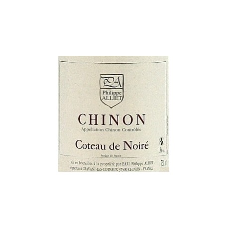 Domaine Philippe Alliet Chinon "Coteau de Noiré" rouge 2019  etiquette