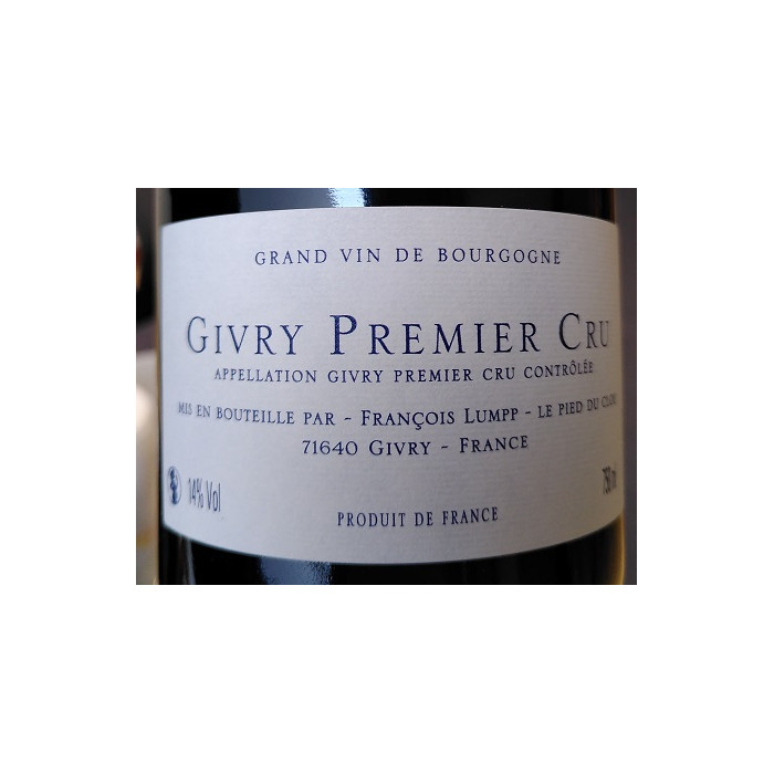 Domaine François Lumpp Givry 1er Cru "A Vigne Rouge" red 2019