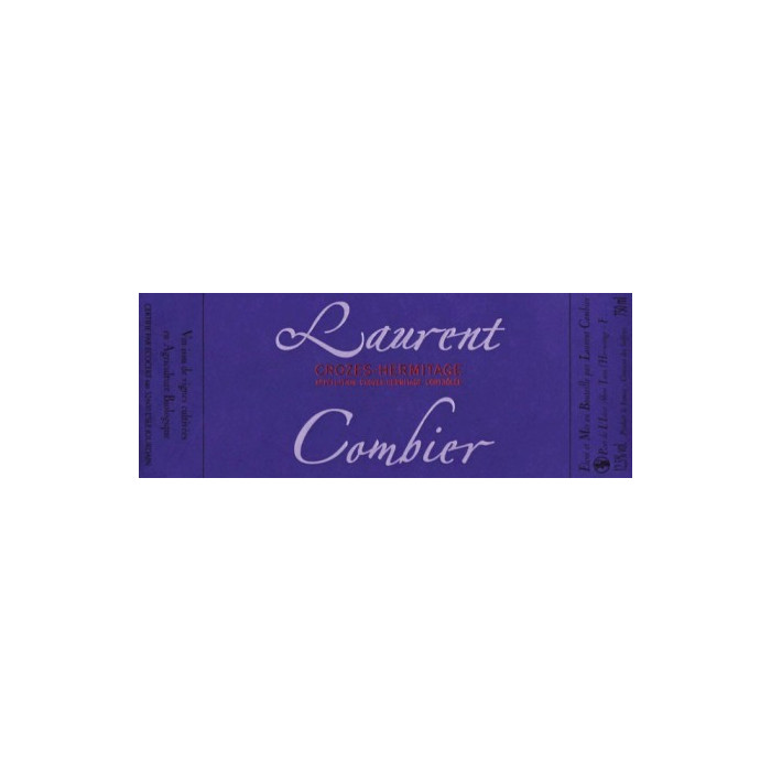 Domaine Combier Crozes-Hermitage "Cuvée L" rouge 2020 etiquette Domaine Combier Crozes-Hermitage "Cuvée L" rouge 2020 etiquette