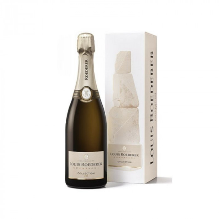 Champagne Roederer "Brut Collection 242" bouteille et coffret