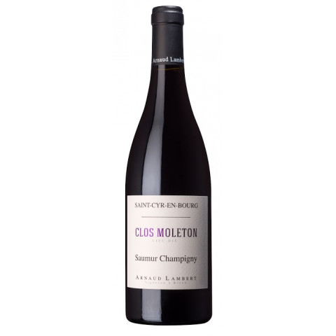 Domaine Arnaud Lambert Saumur Champigny "Clos Moleton" rouge 2018 etiquette