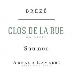 Domaine Arnaud Lambert Saumur (Breze) "Clos de la Rue" blanc sec 2018 bouteille