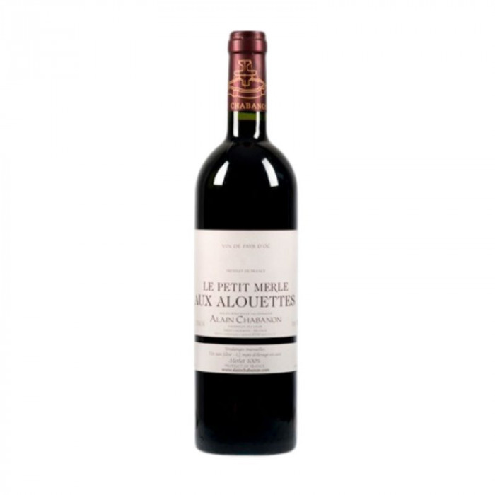 Domaine Alain Chabanon "Petit Merle aux alouettes" rouge 2019 bouteille