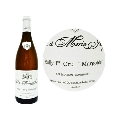 Domaine Paul et Marie Jacqueson Rully "Les Margotés" rouge 2020 bouteille