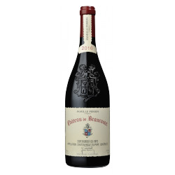 Chateau de Beaucastel Chateauneuf du Pape rouge 2007 etiquette