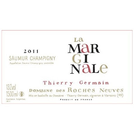Domaine des Roches Neuves Thierry Germain Saumur Champigny La Marginale 2011