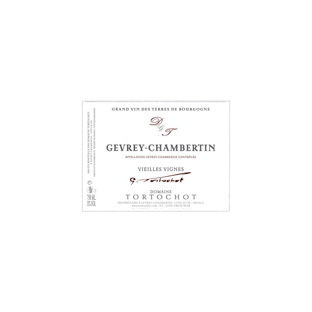 Domaine Tortochot Gevrey Chambertin Vieilles Vignes red 2020