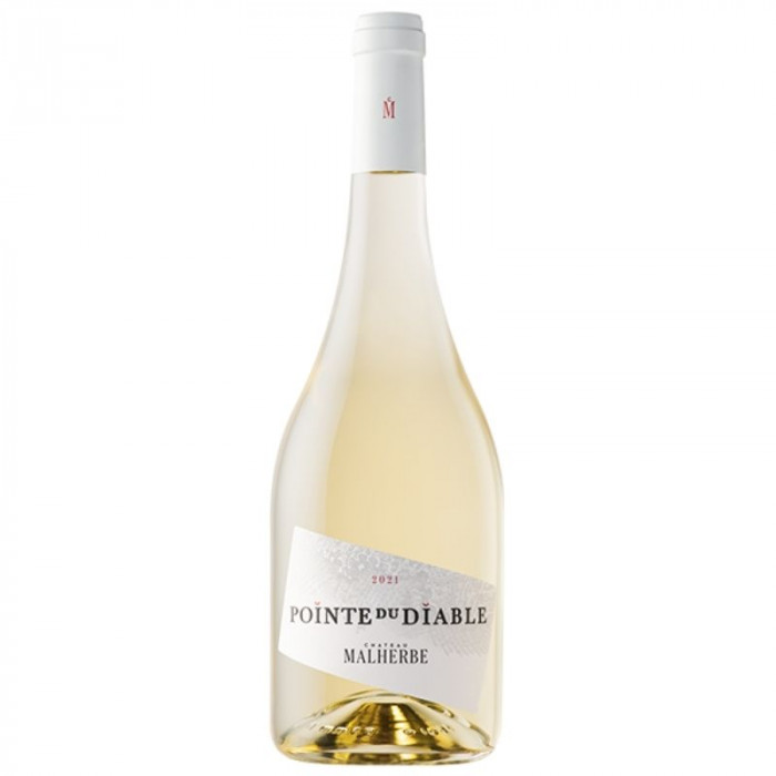 Château Malherbe Côtes de Provence "Pointe du Diable" blanc 2021 bouteille