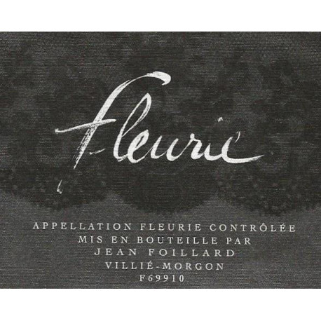 Jean-foillard-Fleurie-2020-etiquette
