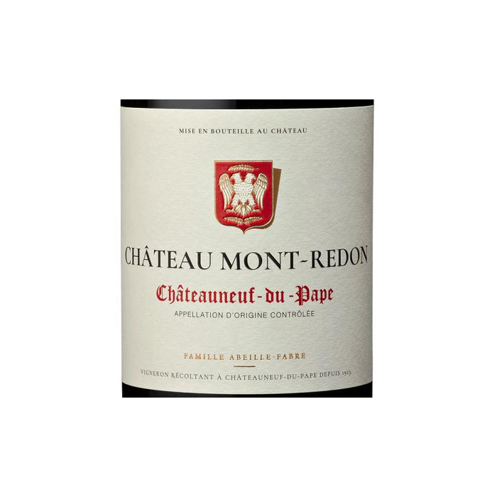 Château Mont-Redon Châteauneuf-du-Pape rouge 2018 etiquette