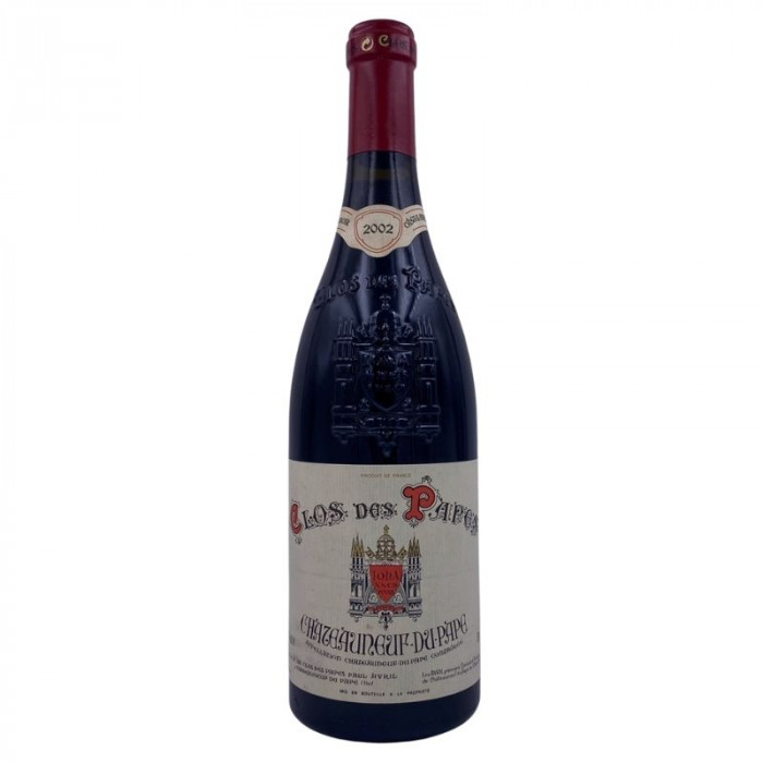 Clos des Papes Châteauneuf-du-Pape rouge 2002 bouteille